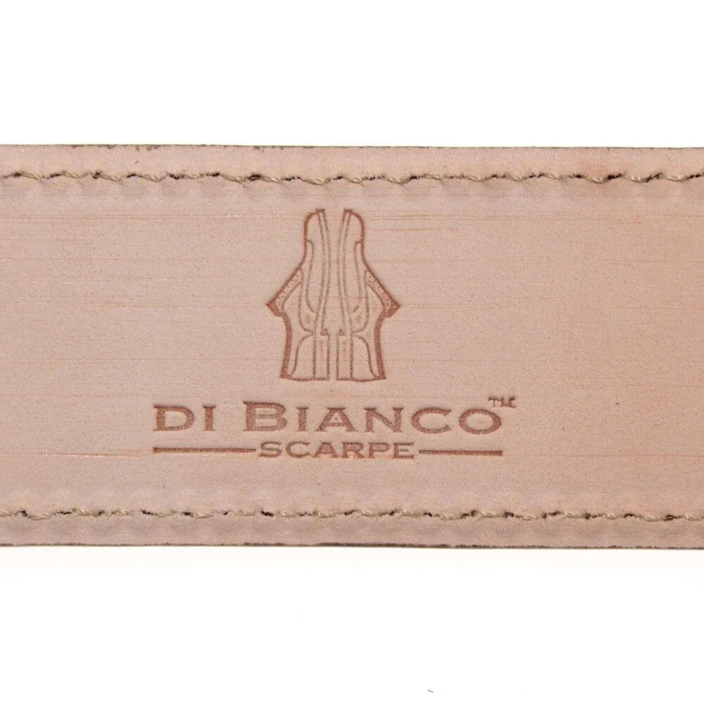 Di Bianco NWT Cut to Size Dress Belt In Solid Brown Suede Leather One Size
